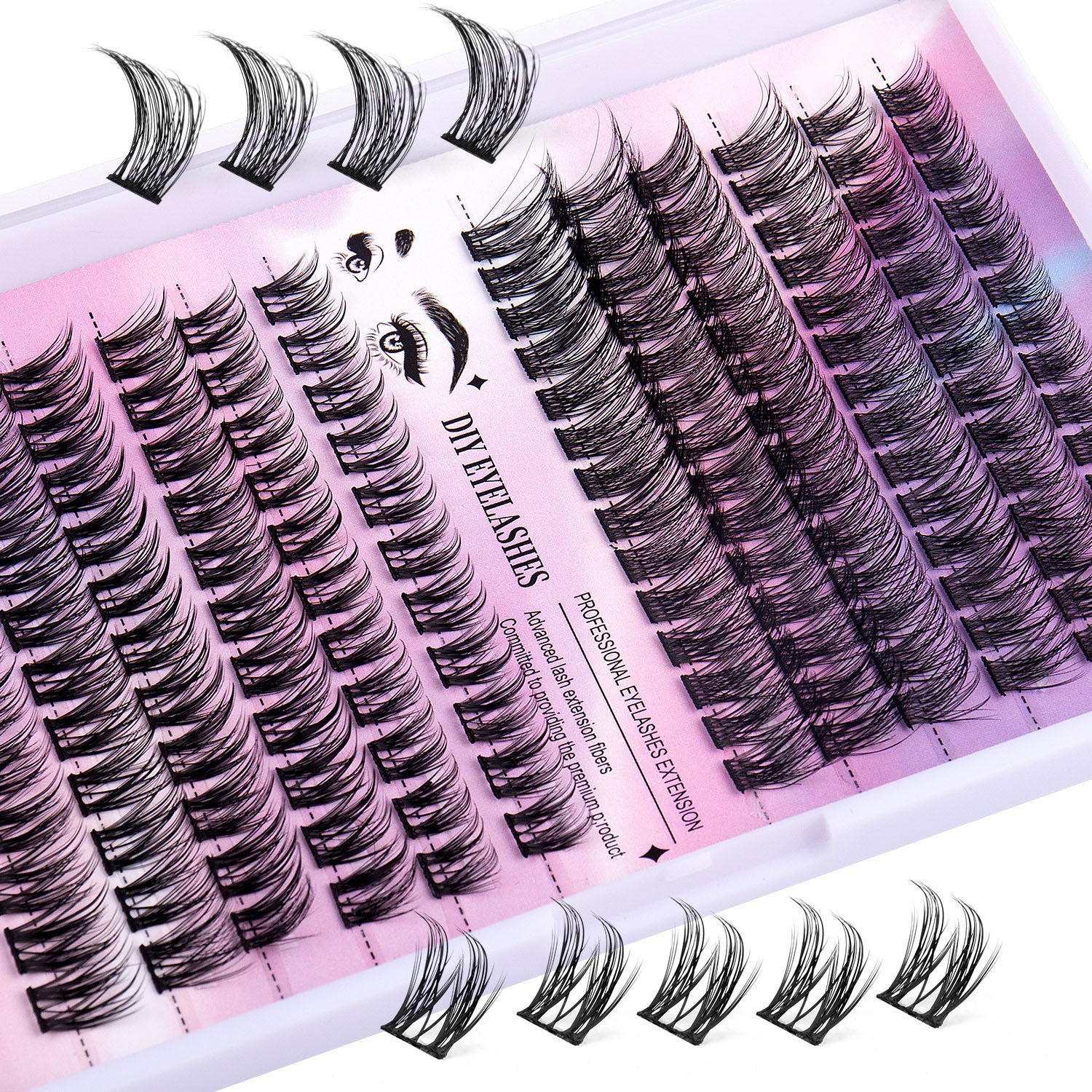 Premium set of 
300 lash clusters