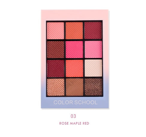 12 Color Matte Eye Shadow Glitter Pallet |Korean Eye Makeup