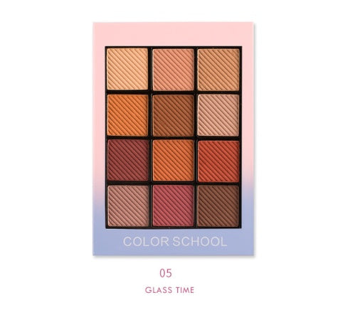 12 Color Matte Eye Shadow Glitter Pallet |Korean Eye Makeup