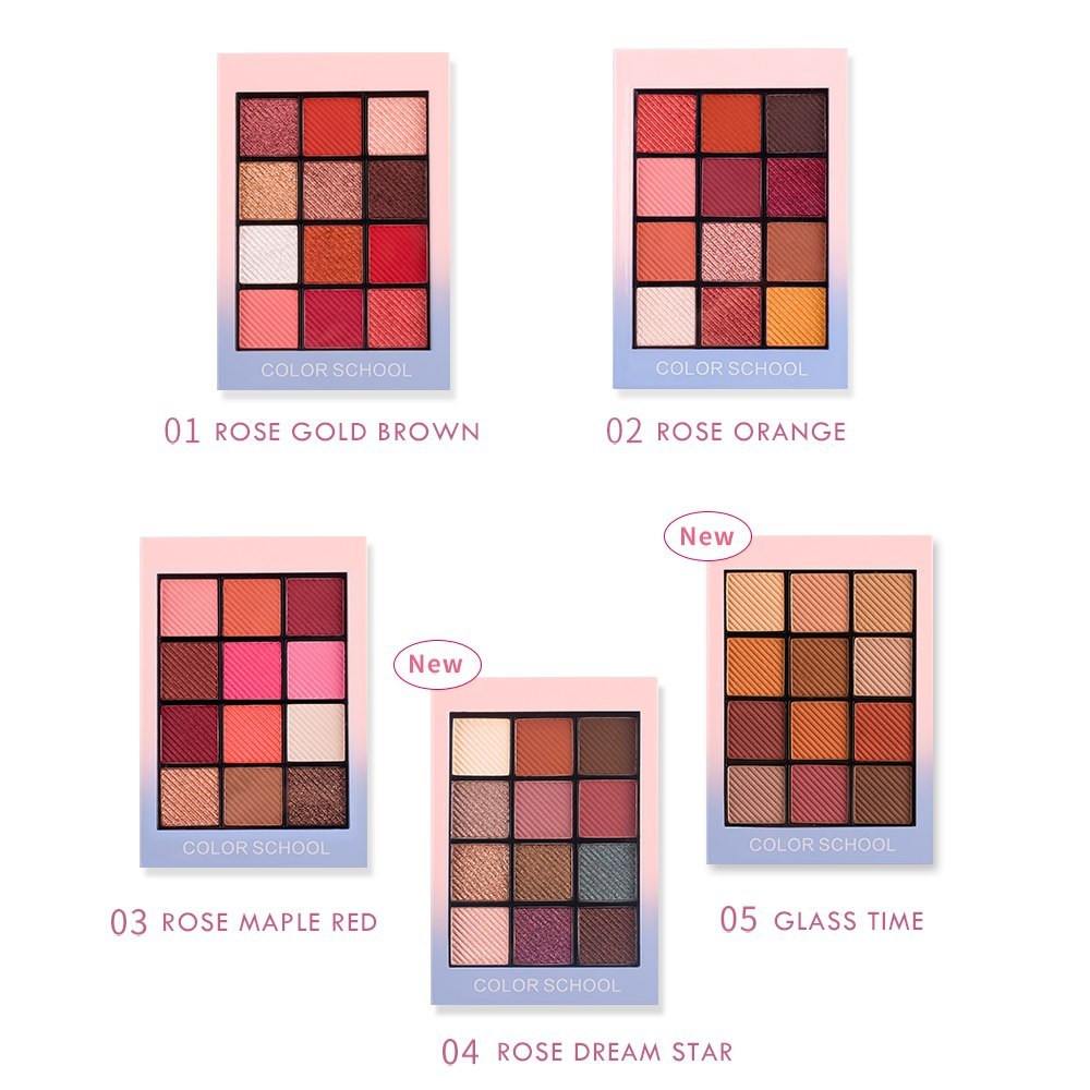 12 Color Matte Eye Shadow Glitter Pallet |Korean Eye Makeup