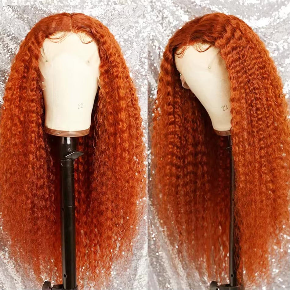 Orange ginger 30 inch 13x6 lace front