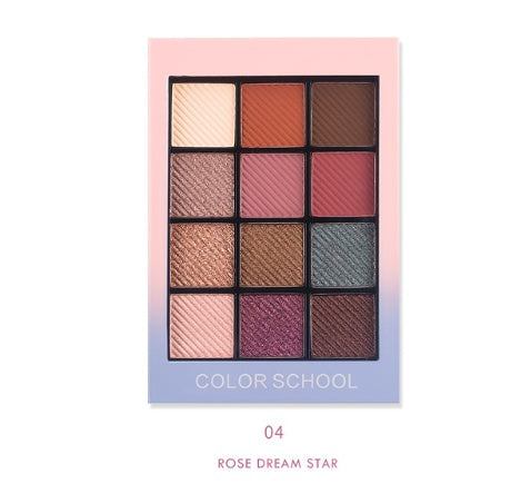 12 Color Matte Eye Shadow Glitter Pallet |Korean Eye Makeup