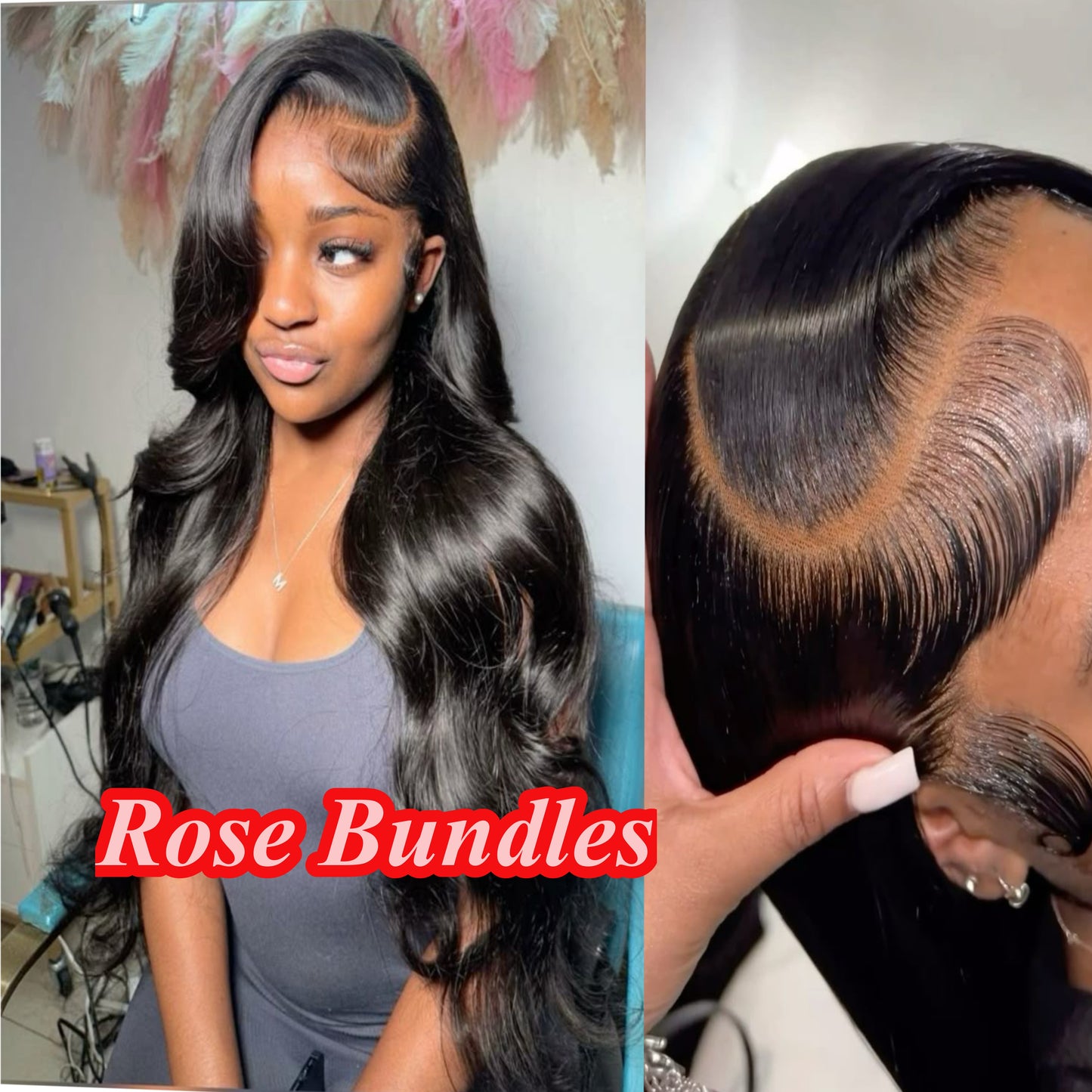 Ready to wear glueless 250 Density Human Hair Wig Pre Plucked Body Wave Lace Front 4x4 Pre Cut Lace