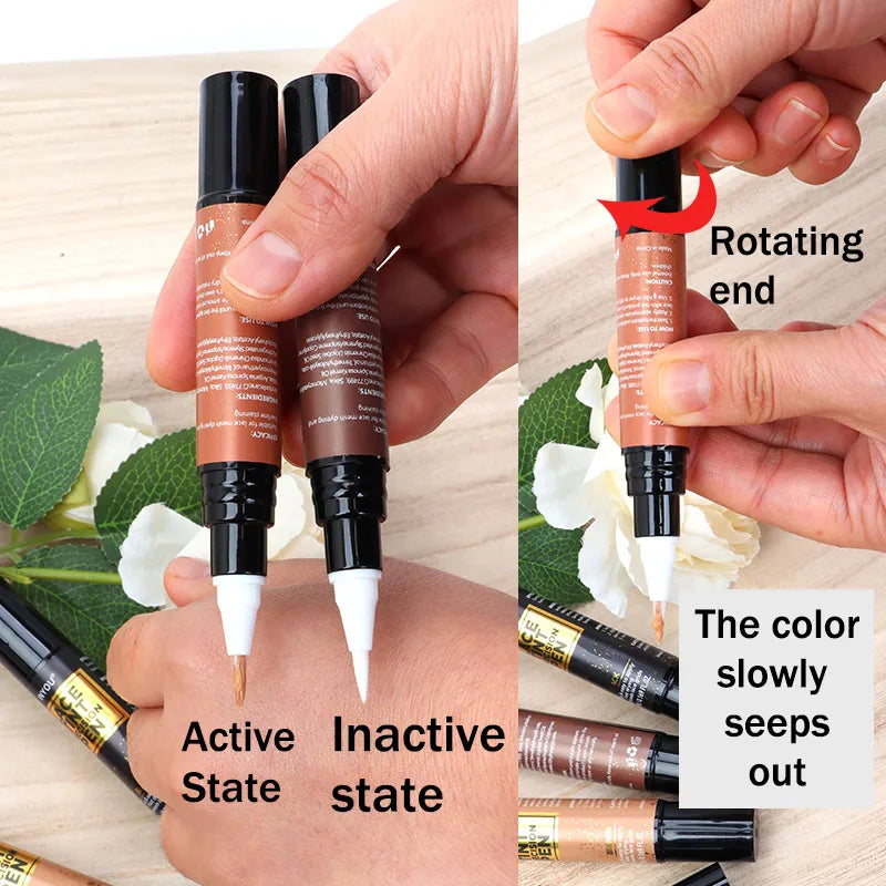 Strong Lace Tint Pen Precison Pen Black ,Medium Dark ,Light Brown 5Ml 0.17Oz
