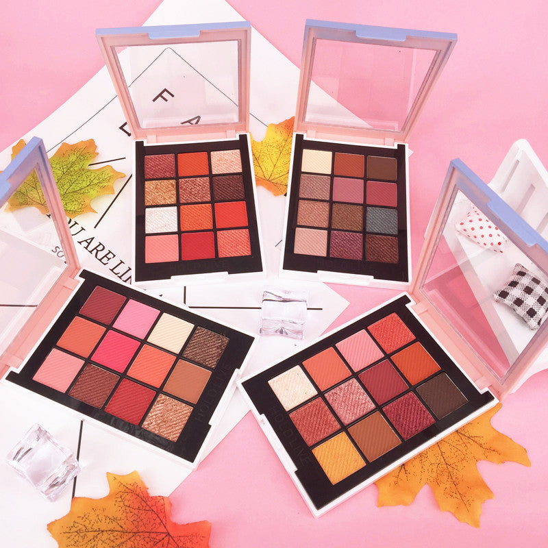 12 Color Matte Eye Shadow Glitter Pallet |Korean Eye Makeup