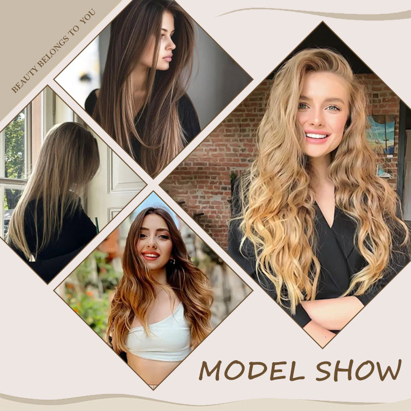 24 Inch Synthetic Clip In's | 6 pcs