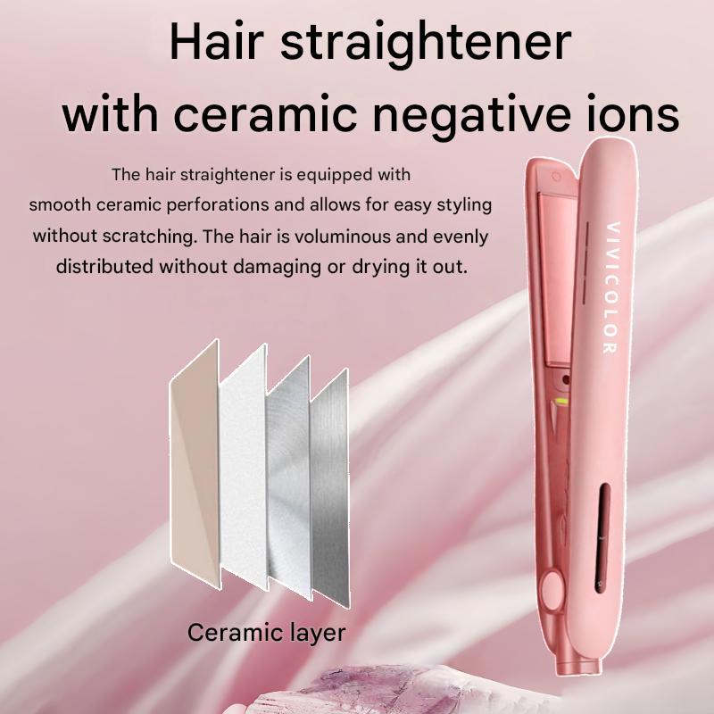 Two in One Curler & Straighter, Compact and Portable