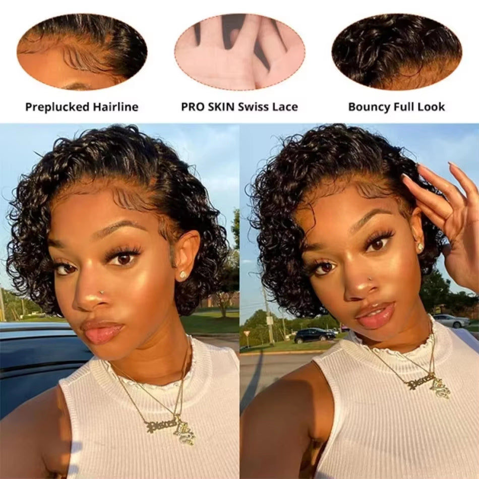 Brazilian Pixie13x1 HD Lace Front