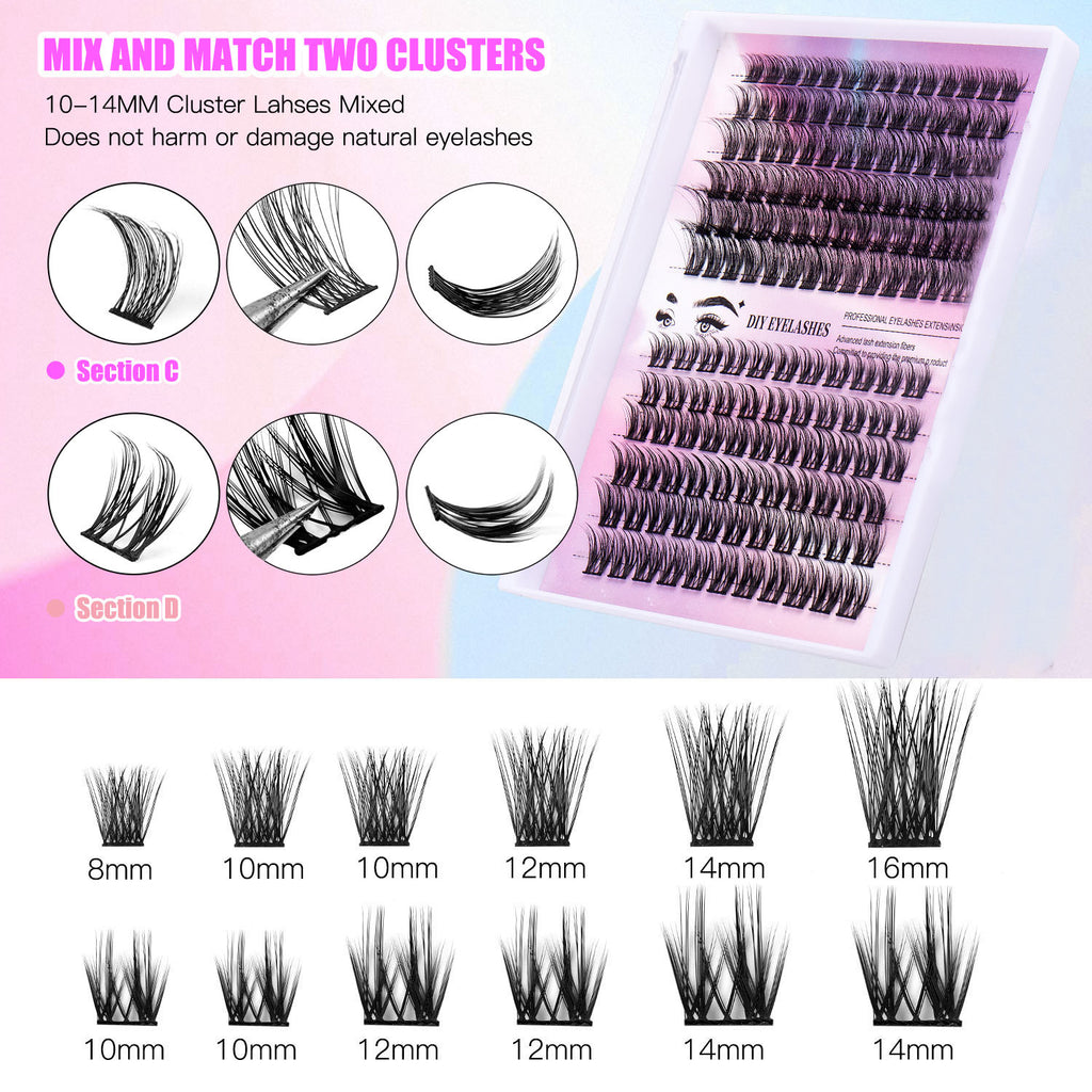 Premium set of 
300 lash clusters