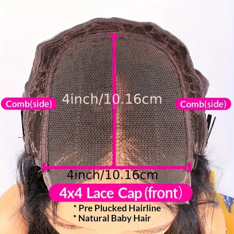 Deep Wave Lace Front Wig Human Hair Density 13x4 Loose Deep Wave HD Lace Front Wig