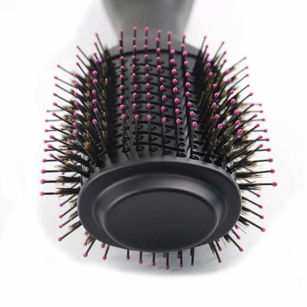 Professional Hair Dryer Brush 2 in 1 Hair Straightener & Curling Comb