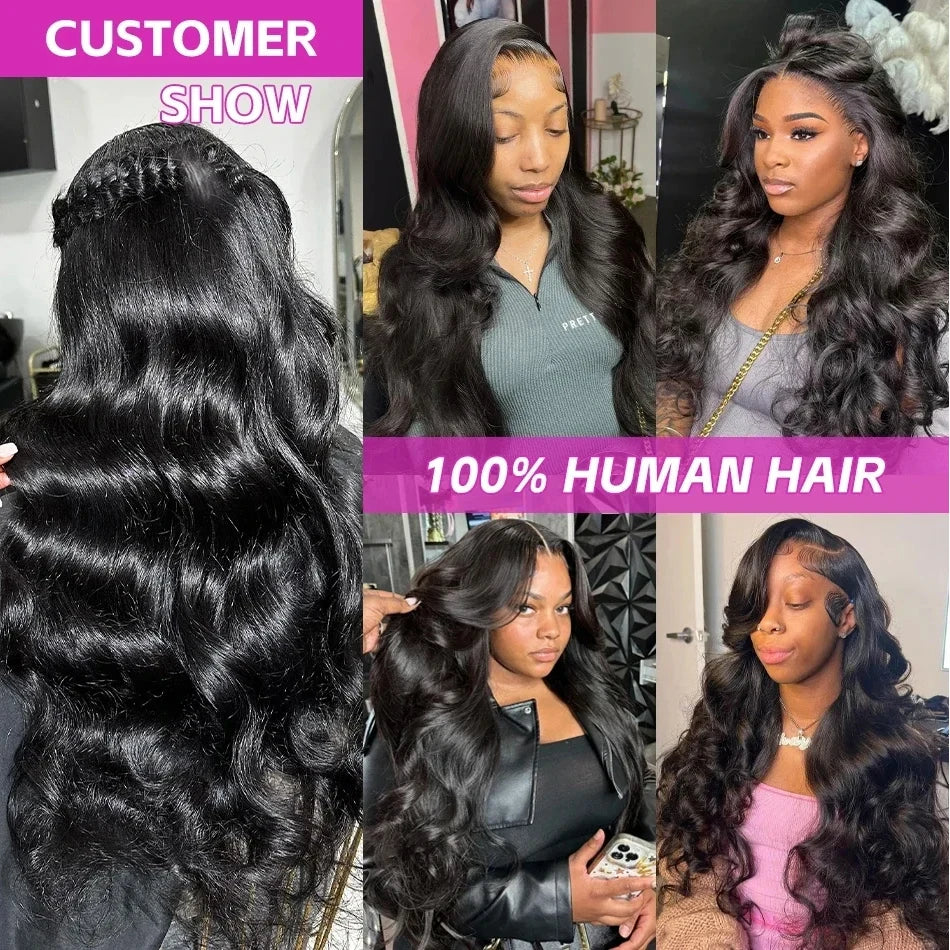 Body Wave Brazilian Human Hair Bundles for Women 100% Unprocessed Virgin Hair Weave Extensions Double Weft 1 3 4 Bundles Deal