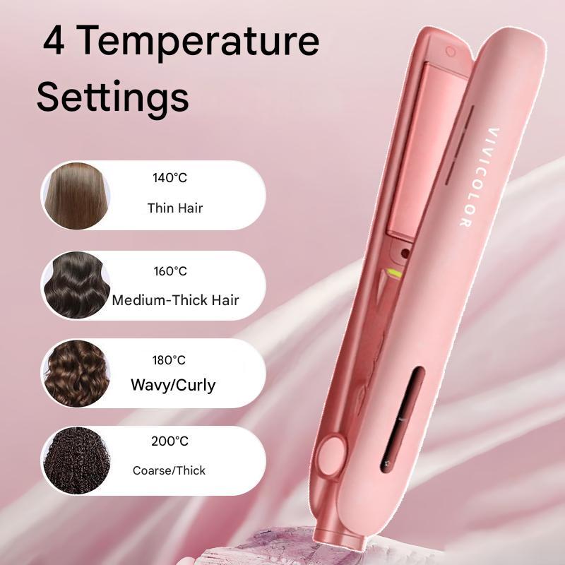 Two in One Curler & Straighter, Compact and Portable