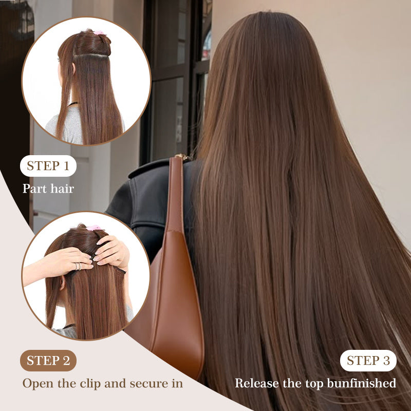 24 Inch Synthetic Clip In's | 6 pcs